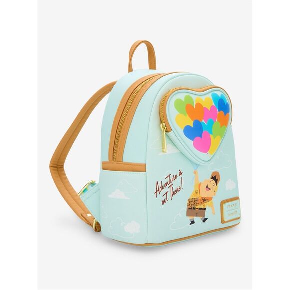 Loungefly Disney Pixar Up Russell Heart Balloons Mini Backpack - Picture 3 of 5